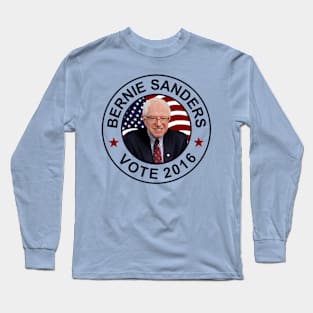 Bernie Sanders US Flag Long Sleeve T-Shirt